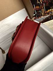 	 Kitlife Dolce & Gabbana Amore Leather Red Bag - 22*7.5*18 cm - 4