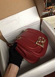 	 Kitlife Dolce & Gabbana Amore Leather Red Bag - 22*7.5*18 cm - 3