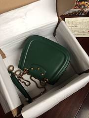 	 Kitlife Dolce & Gabbana Amore Leather Green Bag - 22*7.5*18 cm - 4