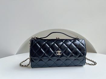 Kitlife Chanel Wallet On Chain Black Leather - 12.4x22.3x5.7cm