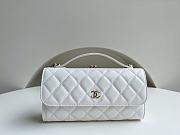 Kitlife Chanel Wallet On Chain White Leather - 12.4x22.3x5.7cm - 1