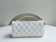 Kitlife Chanel Wallet On Chain White Leather - 12.4x22.3x5.7cm - 3