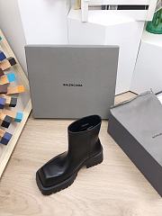 Kitlife Balenciaga Trooper leather ankle boots - Black - 2