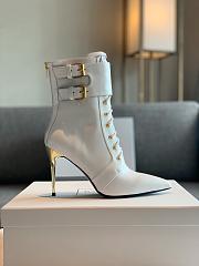 Kitlife BALMAIN Leather ankle boots white - 5