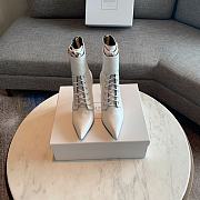 Kitlife BALMAIN Leather ankle boots white - 4