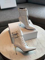 Kitlife BALMAIN Leather ankle boots white - 3