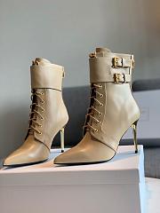 	 Kitlife BALMAIN Leather ankle boots beige - 1