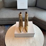 	 Kitlife BALMAIN Leather ankle boots beige - 5