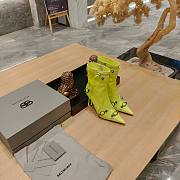 	 KITLIFE BALENCIAGA CAGOLE BOOTS IN NEO YELLOW - 3