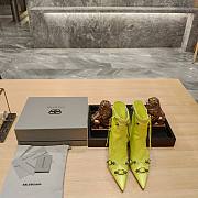	 KITLIFE BALENCIAGA CAGOLE BOOTS IN NEO YELLOW - 5