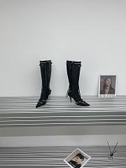 	 KITLIFE BALENCIAGA CAGOLE 90MM LONG BOOTS IN BLACK - 5