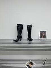 	 KITLIFE BALENCIAGA CAGOLE 90MM LONG BOOTS IN BLACK - 4