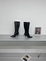 	 KITLIFE BALENCIAGA CAGOLE 90MM LONG BOOTS IN BLACK - 2