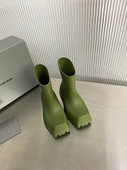 	 Kitlife Balenciaga Trooper Rubber Boot in green - 5