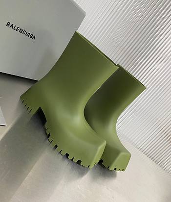 	 Kitlife Balenciaga Trooper Rubber Boot in green