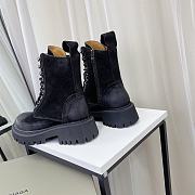 Kitlife Balenciaga Laced Velvet Black Boot - 3