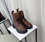 	 Kitlife Balenciaga Laced Leather Brown Boot - 1