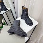 	 Kitlife Balenciaga Laced Leather Black Boot - 5