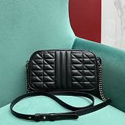 Kitlife Gucci GG Marmont small shoulder bag in black - 447632 - 24.5x14x7cm - 4