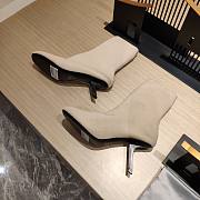 	 Kitlife Balenciaga White Elastic Ankle Boot - 3