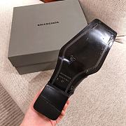 Kitlife Balenciaga Black Rim BB Zipped Short Boots - 3