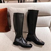 	 Kitlife Balenciaga Black Rim BB Zipped Long Boots - 2