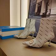 Kitlife Balenciaga Ankle Leather White Boot - 2