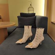 Kitlife Balenciaga Ankle Leather White Boot - 3
