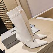 KITLIFE BALENCIAGA KNIFE 2.0 80MM BOOTIE IN WHITE - 5