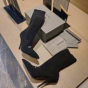 	 KITLIFE BALENCIAGA KNIFE 2.0 80MM BOOTIE IN BLACK - 5
