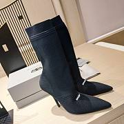 	 KITLIFE BALENCIAGA KNIFE 2.0 80MM BOOTIE IN BLACK - 2
