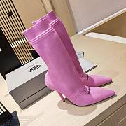 	 KITLIFE BALENCIAGA KNIFE 2.0 80MM BOOTIE IN PINK - 5
