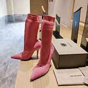 	 KITLIFE BALENCIAGA KNIFE 2.0 80MM BOOTIE IN PINK - 3