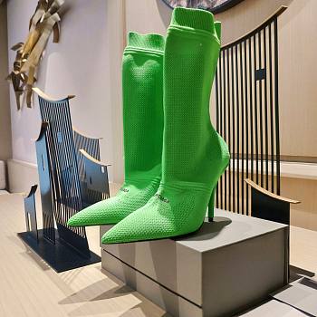 	 KITLIFE BALENCIAGA KNIFE 2.0 80MM BOOTIE IN GREEN