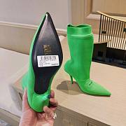 	 KITLIFE BALENCIAGA KNIFE 2.0 80MM BOOTIE IN GREEN - 3