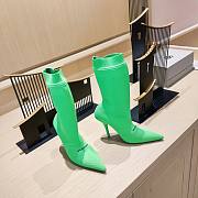 	 KITLIFE BALENCIAGA KNIFE 2.0 80MM BOOTIE IN GREEN - 2