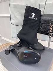 KITLIFE BALENCIAGA SOCK 50MM BOOTIE IN BLACK - 4