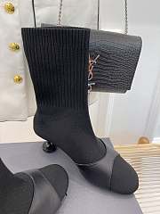 KITLIFE BALENCIAGA SOCK 50MM BOOTIE IN BLACK - 2