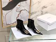 Kitlife Balenciaga Black BB Patent Leather Ankle Boots  - 1