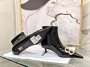 Kitlife Balenciaga Black BB Patent Leather Ankle Boots  - 3
