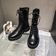 Kitlife Chanel Laced Black Smooth Leather Boots - 4