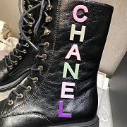 	 Kitlife Chanel Laced Black Leather Boots - 3