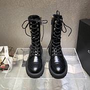 	 Kitlife Chanel Laced Black Leather Boots - 2