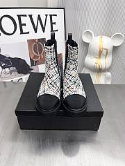 Kitlife Chanel Chelsea Tweed Black Leather Boots  - 5