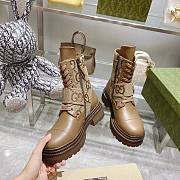 Kitlife Gucci Ankle Boots GG Blondie Logo Brown - 2
