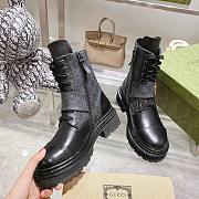 	 Kitlife Gucci Ankle Boots GG Blondie Logo Black - 4