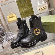 	 Kitlife Gucci Ankle Boots GG Blondie Logo Black - 3