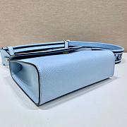 	 Kitlife Prada Monochrome Saffiano and leather blue bag - 21x14x.65cm - 2