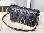 Kitlife Dior Caro Medium Black Bag - 25x12x8cm - 1