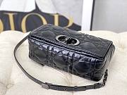 Kitlife Dior Caro Medium Black Bag - 25x12x8cm - 3